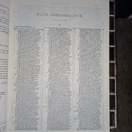 Listing 5 of 7 for Strongs Concordance Bible deluxe edition Vintage With English Hebrew and Greek