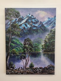 Listing 6 of 17 for Afterpay - Fiordland Beech Trees - Landscape Painting - Caley Hall