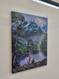 Listing 12 of 17 for Afterpay - Fiordland Beech Trees - Landscape Painting - Caley Hall