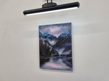 Listing 9 of 16 for Afterpay - Still in the Fiord - Landscape Painting by Caley Hall
