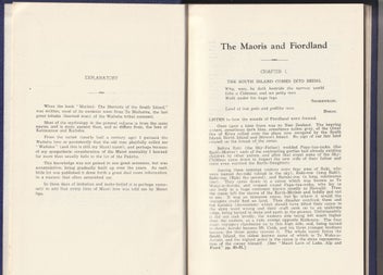Listing 4 of 5 for The Maoris And Fiordland, Herries Beattie *Signed* by author.
