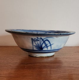 Listing 14 of 15 for VERY OLD EARTHENWARE PARTIALLY GLAZED CHINESE BOWL *PRECIOUS!