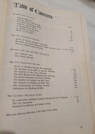 Listing 9 of 20 for Large Vintage 1953 Catholic Action Family Bible Illustrated Catholic Bible