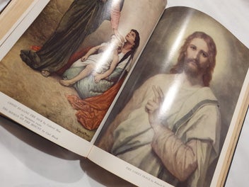 Listing 13 of 20 for Large Vintage 1953 Catholic Action Family Bible Illustrated Catholic Bible