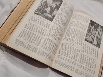 Listing 17 of 20 for Large Vintage 1953 Catholic Action Family Bible Illustrated Catholic Bible