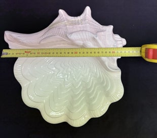 Listing 4 of 4 for Vintage Ceramic Shell Bowl