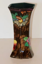 Listing 2 of 4 for ***S HANCOCK & SONS CORONAWARE VASE "WOODLAND" HANDPAINTED***