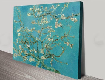 Listing 2 of 4 for Framed $1 RESERVE 1 Panel Canvas Art Print - Almond-Blossoms by Van Gogh