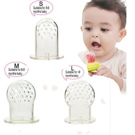 Listing 3 of 4 for 3 Pcs Silicone Safe Pacifier Feeder Baby Teether Nipple