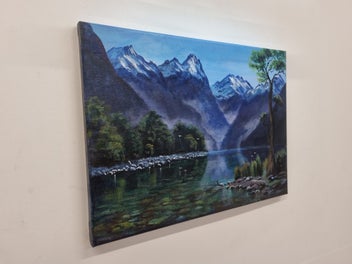 Listing 5 of 11 for Afterpay - Fiordland Peace - Landscape Painting by Caley Hall