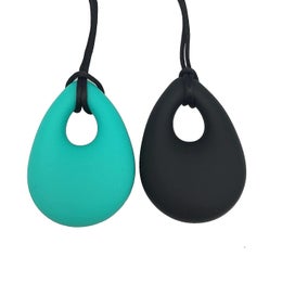 Listing 2 of 5 for Silicone Baby Teether Newborn Chewing Teething Sensory Necklace Toys for Autism