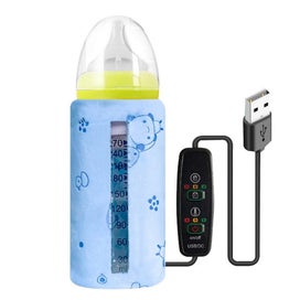 Listing 1 of 3 for USB Baby Feeding Bottle Bag Insulation Cover Heating Bottle Travel Milk Warmer