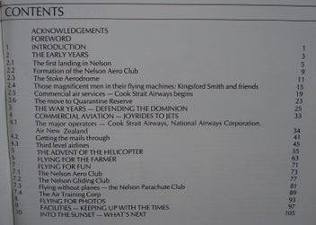 Listing 4 of 13 for A HISTORY OF AVIATION IN NELSON. By Bob Stevens