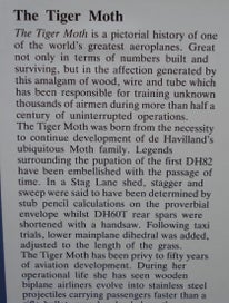 Listing 2 of 19 for THE TIGER MOTH. By Stuart McKay