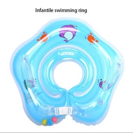 Listing 2 of 5 for Inflatable Circle Baby Swimming Pool Neck Tube Float Ring Safety Bathing Neck