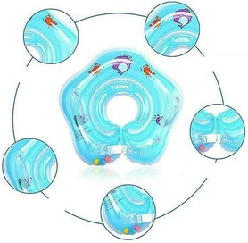 Listing 3 of 5 for Inflatable Circle Baby Swimming Pool Neck Tube Float Ring Safety Bathing Neck