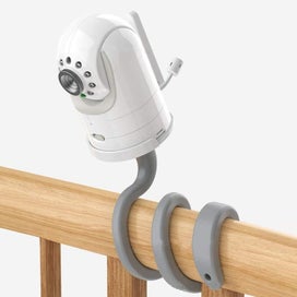 Listing 1 of 4 for 1/4 In Baby Monitor Bracket Twist Silicone Mount Camera Shelf for Baby Monitors