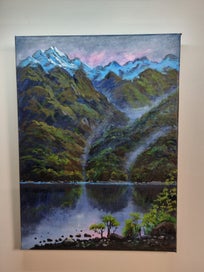 Listing 4 of 14 for Afterpay - Fiordland Exploration - Landscape Painting by Caley Hall