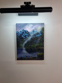 Listing 8 of 14 for Afterpay - Rays of light Fiordland - Landscape Painting by Caley Hall