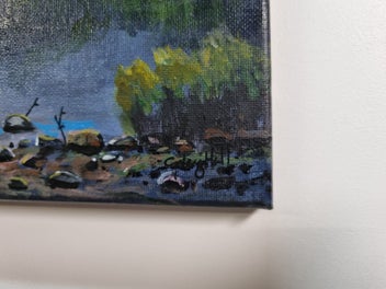 Listing 11 of 14 for Afterpay - Rays of light Fiordland - Landscape Painting by Caley Hall