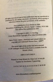 Listing 10 of 16 for Harry Potter Full Set, GB only Prints,Bloomsbury, 1st Eds, Original Art.