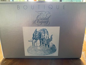 Listing 4 of 5 for Cristal d'Arques Lead Crystal Family Elephant