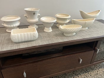Listing 9 of 11 for Retro Crown Lynn New Zealand Pottery Centrepiece No 554
