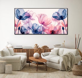 Listing 3 of 4 for 1 PANEL FREE SHIPPING - Large Canvas Art Print - Flowers