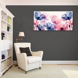 Listing 4 of 4 for 1 PANEL FREE SHIPPING - Large Canvas Art Print - Flowers