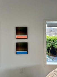Listing 7 of 10 for Original Abstract Textured Artwork Pair