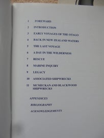 Listing 5 of 12 for SIGNED- '1876 WRECK OF THE ss OTAGO'- Collins- 2006- 40pp