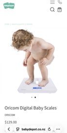 Listing 12 of 13 for Oricom DS1100 Digital Baby & Toddler Scale Extendable Tray RRP $129