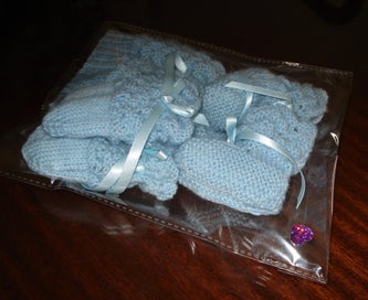 Listing 2 of 5 for Baby Boy Hand Knitted Gift
