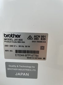 Listing 3 of 3 for Brother ja1400 sewing machine