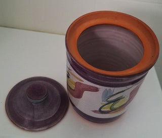 Listing 4 of 8 for <<< STUDIO POTTERY LIDDED JAR >>>