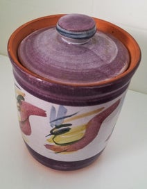 Listing 5 of 8 for <<< STUDIO POTTERY LIDDED JAR >>>