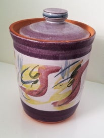 Listing 1 of 8 for <<< STUDIO POTTERY LIDDED JAR >>>