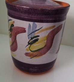 Listing 3 of 8 for <<< STUDIO POTTERY LIDDED JAR >>>