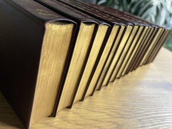 Listing 7 of 11 for Books x 18 Antique. Set. Guided pages. Classics.