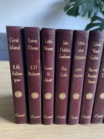 Listing 3 of 11 for Books x 18 Antique. Set. Guided pages. Classics.