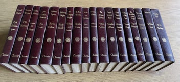 Listing 8 of 11 for Books x 18 Antique. Set. Guided pages. Classics.