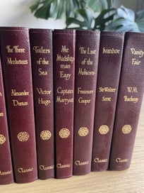 Listing 2 of 11 for Books x 18 Antique. Set. Guided pages. Classics.