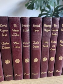 Listing 4 of 11 for Books x 18 Antique. Set. Guided pages. Classics.