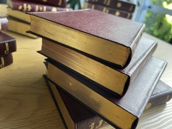 Listing 9 of 11 for Books x 18 Antique. Set. Guided pages. Classics.