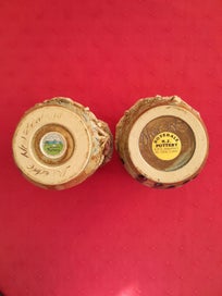 Listing 4 of 4 for 2 x Dovedale Pottery "country scene" pots