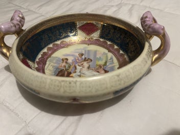 Listing 2 of 10 for KAUFMANN DOUBLED HANDLED BOWL, VICTORIA AUSTRIA