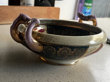 Listing 6 of 10 for KAUFMANN DOUBLED HANDLED BOWL, VICTORIA AUSTRIA