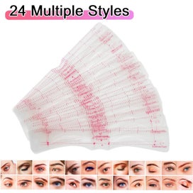 Listing 2 of 8 for 24pcs Eyebrow Stencil, Reusable Eyebrow Trimming Tool for Women, Eyebrow Te