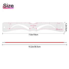 Listing 8 of 8 for 24pcs Eyebrow Stencil, Reusable Eyebrow Trimming Tool for Women, Eyebrow Te