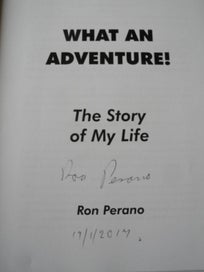 Listing 3 of 10 for What an Adventure!: Story of My Life by Ron Perano (Whaling Marlborough) SIGNED